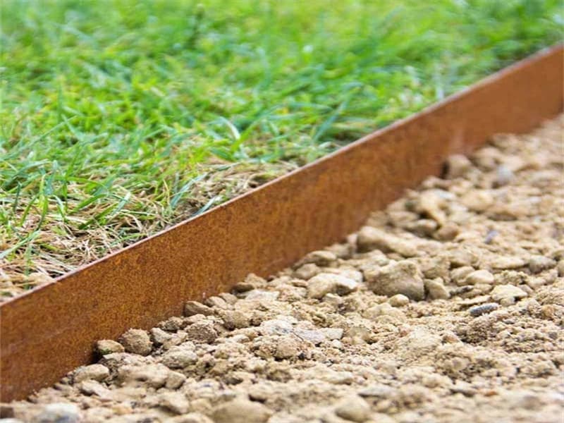 rusted landscape edging For City Gardens Landscape